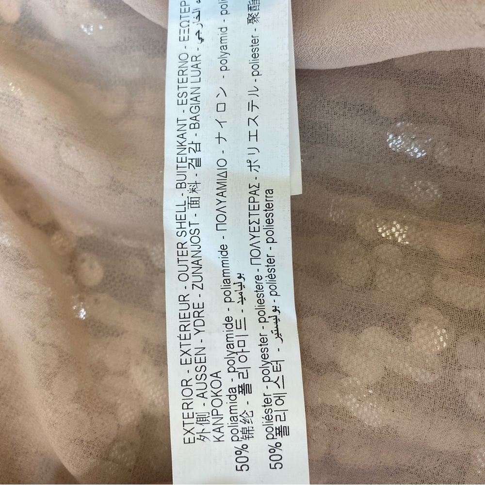 Zara Silver Sequin Flare Pants - Picture 8 of 8